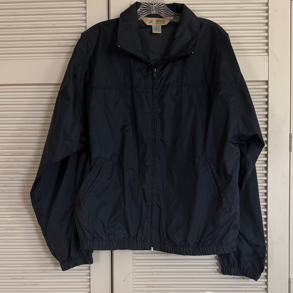 HABAND  Dark Blue Lightweight Windbreaker Jacket